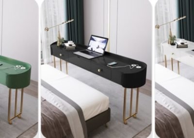 Legnica Computer Table with Wheels Singapore SingaporeHomeFurniture