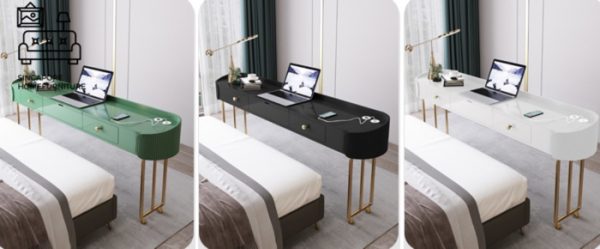 Legnica Computer Table with Wheels Singapore SingaporeHomeFurniture