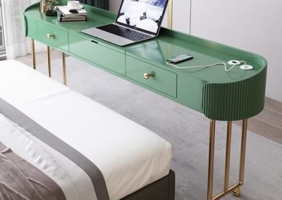 Legnica Computer Table with Wheels Singapore SingaporeHomeFurniture