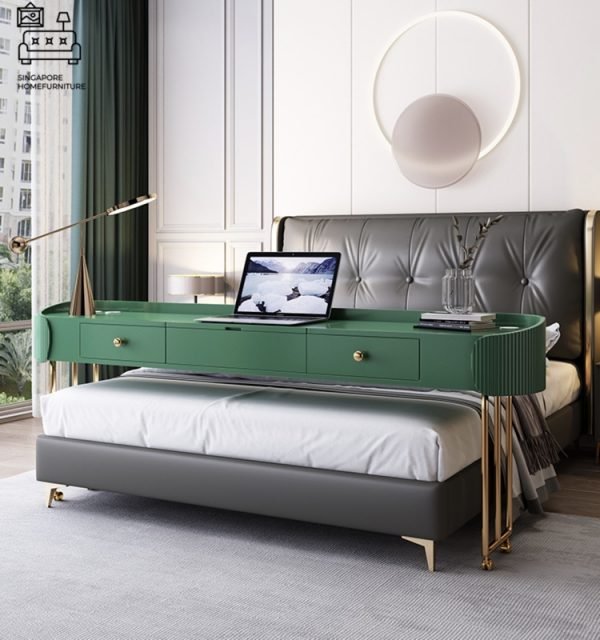 Legnica Computer Table with Wheels Singapore SingaporeHomeFurniture