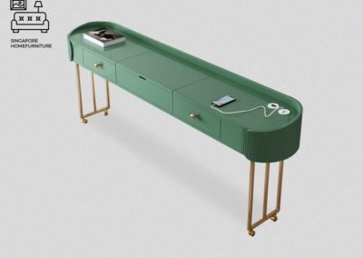 Legnica Computer Table with Wheels Singapore SingaporeHomeFurniture
