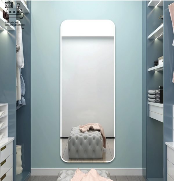 LEKNES® Full Length Mirror | Stick-On Design | No installation required | Simple & Easy | Multiple Lengths | $ - Image 8