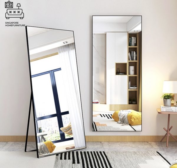 LEKNES® Full Length Mirror | Stick-On Design | No installation required | Simple & Easy | Multiple Lengths | $ - Image 6