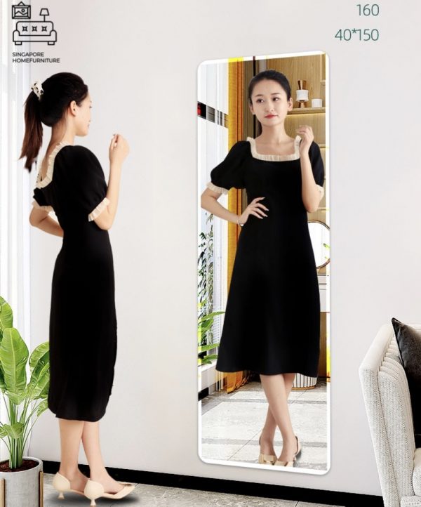LEKNES® Full Length Mirror | Stick-On Design | No installation required | Simple & Easy | Multiple Lengths | $ - Image 15