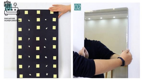 LEKNES® Full Length Mirror | Stick-On Design | No installation required | Simple & Easy | Multiple Lengths | $ - Image 14