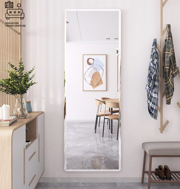 LEKNES® Full Length Mirror | Stick-On Design | No installation required | Simple & Easy | Multiple Lengths | $ - Image 13
