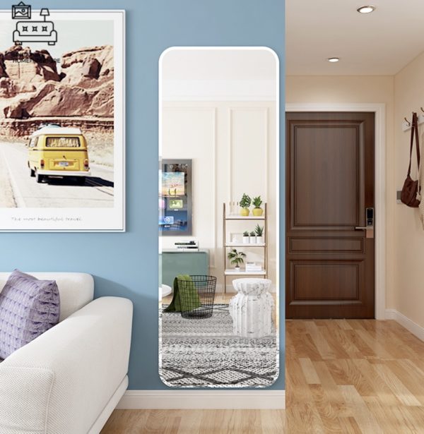 LEKNES® Full Length Mirror | Stick-On Design | No installation required | Simple & Easy | Multiple Lengths | $