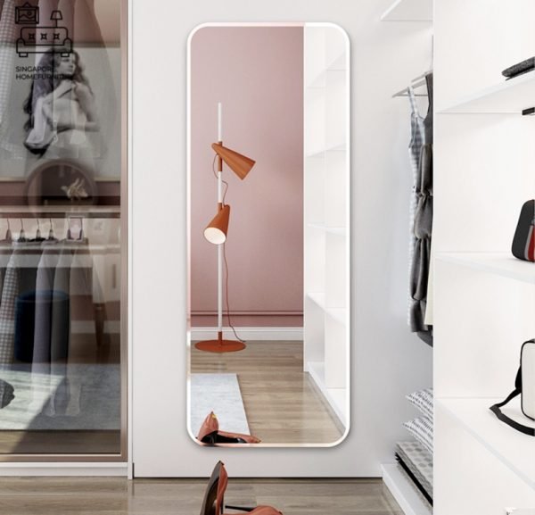 LEKNES® Full Length Mirror | Stick-On Design | No installation required | Simple & Easy | Multiple Lengths | $ - Image 9
