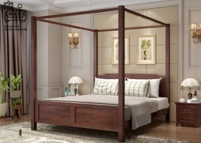 Malmedy Canopy Bed Frame Singapore SingaporeHomeFurniture