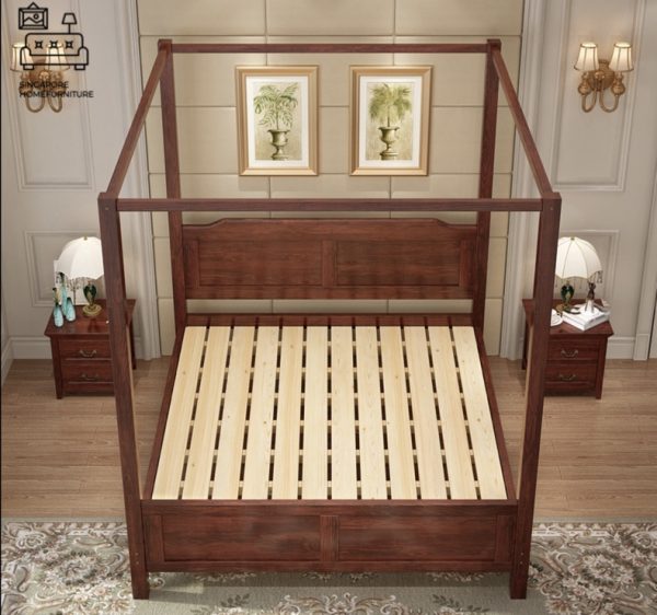 Malmedy Canopy Bed Frame Singapore SingaporeHomeFurniture