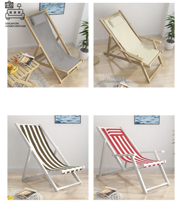 NEIRA® Deck Chair | Comfortable & Relaxing | Unique Design | Multiple Colour Choices | $$ - Image 16