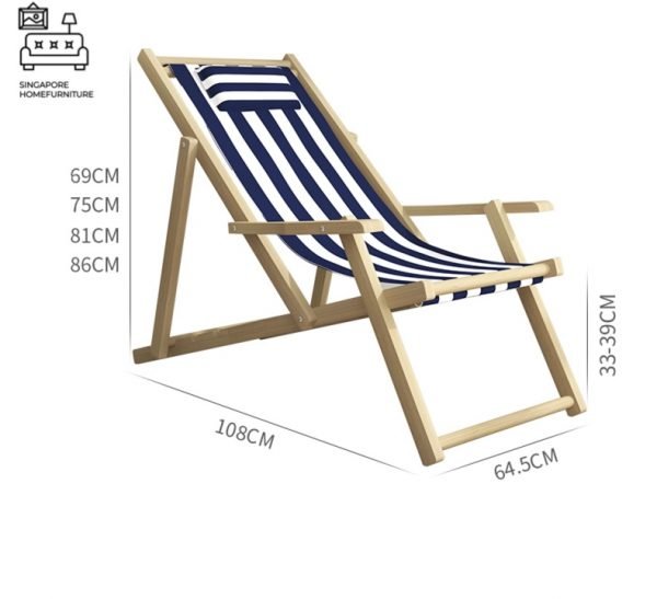 NEIRA® Deck Chair | Comfortable & Relaxing | Unique Design | Multiple Colour Choices | $$ - Image 14