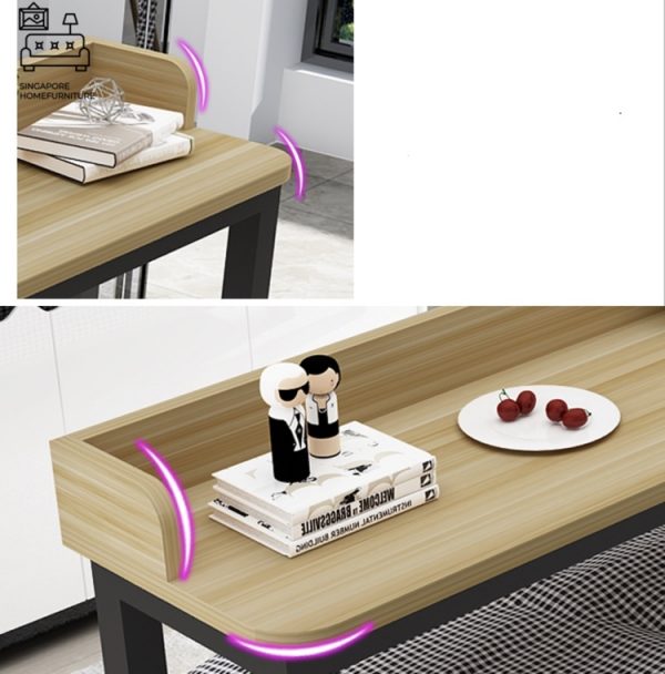 Plock Computer Table with Wheels Singapore SingaporeHomeFurniture