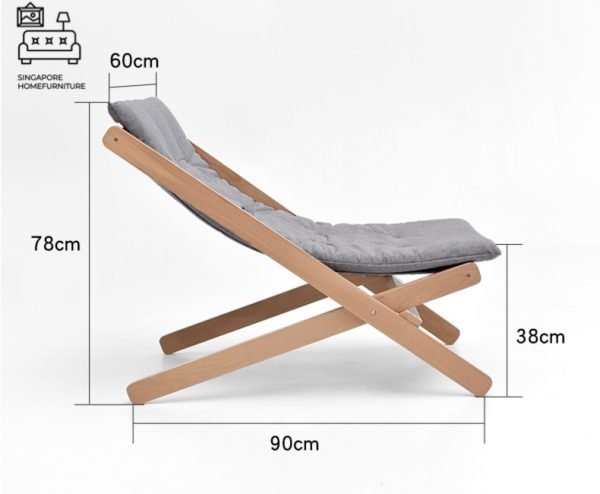SAMANA® Deck Chair | Comfortable & Relaxing | Unique Design | Multiple Colour Choices | $$ - Image 3