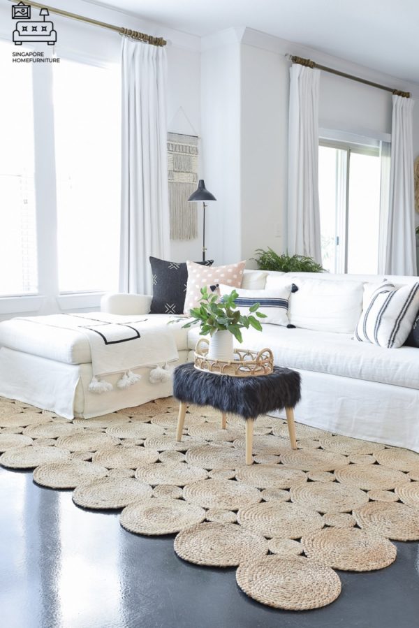 SIGTUNA® Jute Rug | 3 Sizes: 120cm*80cm, 150cm*90cm, 230cm*160cm | $$$