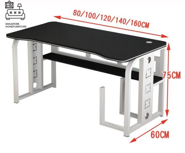 SLUPSK® Computer Table With Wheels | Easy Mobility | $ - Image 15