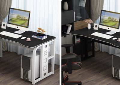 Slupsk Computer Table with Wheels Singapore SingaporeHomeFurniture