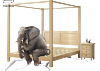 Tubize Canopy Bed Frame Singapore SingaporeHomeFurniture