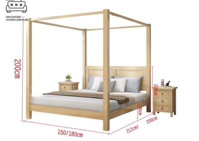 Tubize Canopy Bed Frame Singapore SingaporeHomeFurniture