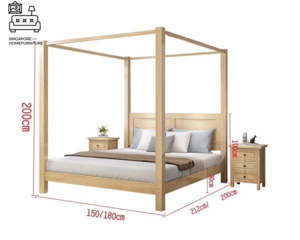 Tubize Canopy Bed Frame Singapore SingaporeHomeFurniture