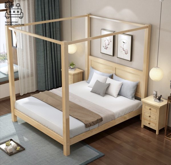 Tubize Canopy Bed Frame Singapore SingaporeHomeFurniture