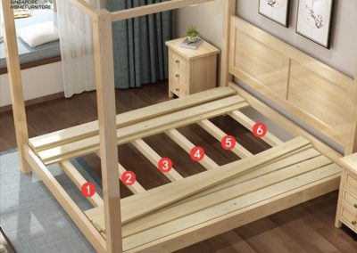 Tubize Canopy Bed Frame Singapore SingaporeHomeFurniture