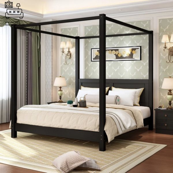 Tubize Canopy Bed Frame Singapore SingaporeHomeFurniture