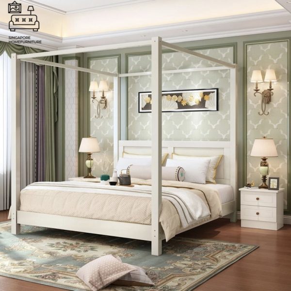 Tubize Canopy Bed Frame Singapore SingaporeHomeFurniture