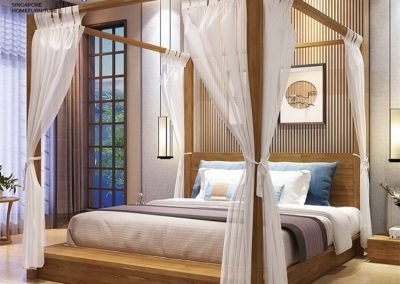 Walcourt Canopy Bed Frame Singapore SingaporeHomeFurniture