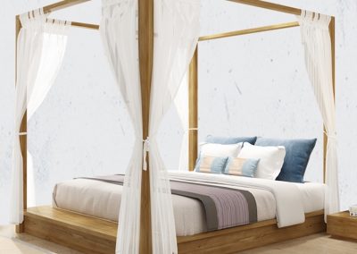 Walcourt Canopy Bed Frame Singapore SingaporeHomeFurniture