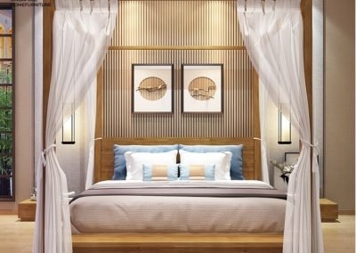 Walcourt Canopy Bed Frame Singapore SingaporeHomeFurniture