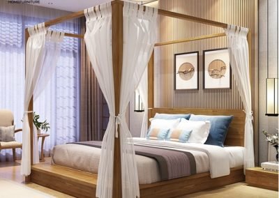 Walcourt Canopy Bed Frame Singapore SingaporeHomeFurniture