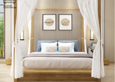 Walcourt Canopy Bed Frame Singapore SingaporeHomeFurniture