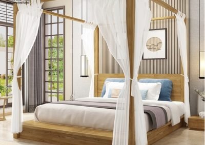 Walcourt Canopy Bed Frame Singapore SingaporeHomeFurniture