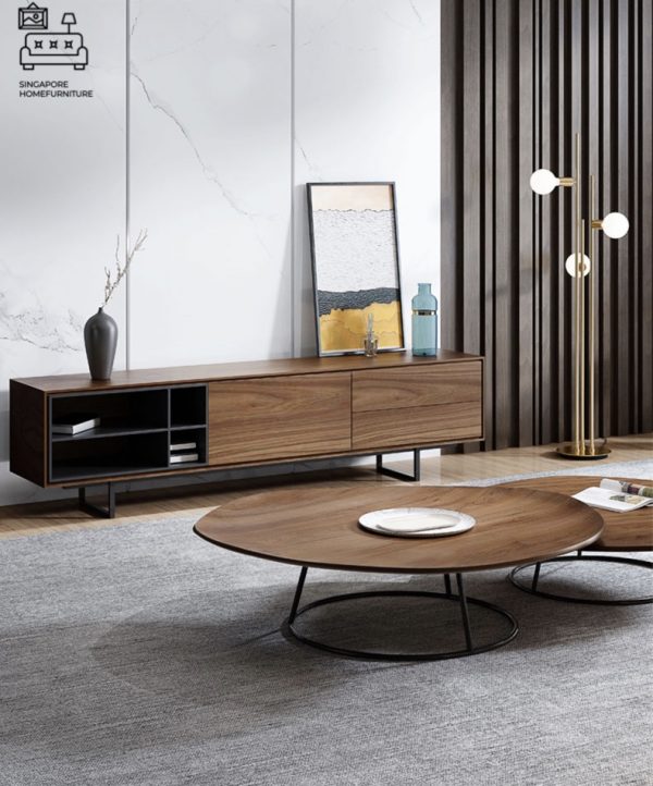 WEESP® Wooden Coffee Table | Unique Design | 2 Lengths: 900mm, 1100mm | $$$ - Image 12