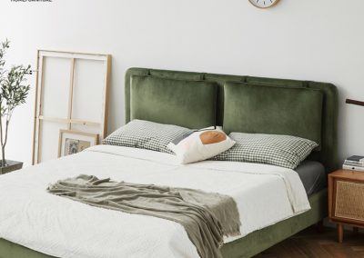 Bastogne Velvet Bed Frame Singapore SingaporeHomeFurniture
