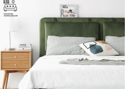 Bastogne Velvet Bed Frame Singapore SingaporeHomeFurniture