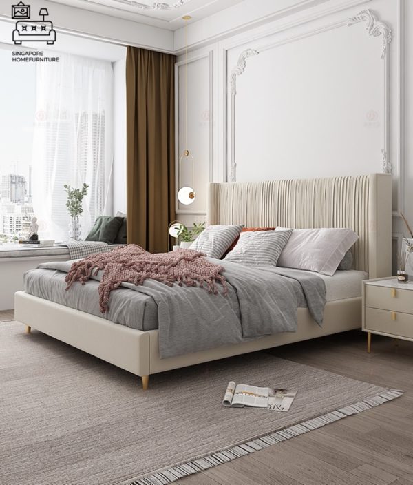 Chimay Velvet Bed Frame Singapore SingaporeHomeFurniture