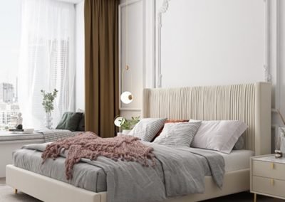Chimay Velvet Bed Frame Singapore SingaporeHomeFurniture