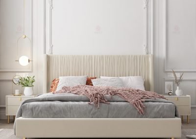 Chimay Velvet Bed Frame Singapore SingaporeHomeFurniture