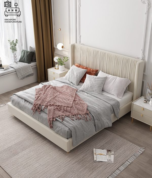 Chimay Velvet Bed Frame Singapore SingaporeHomeFurniture