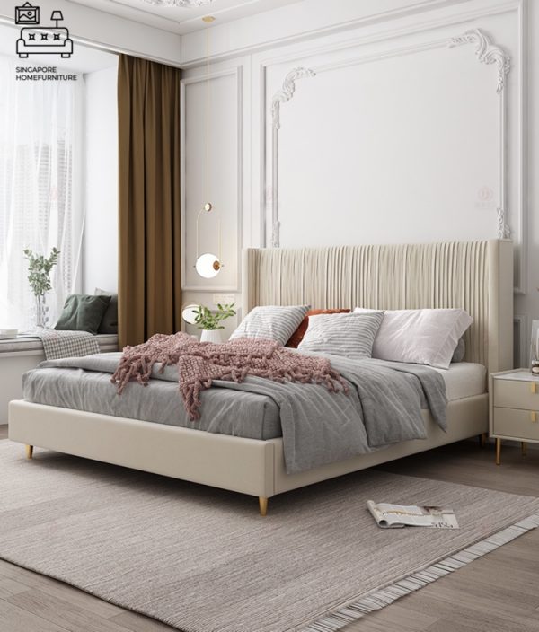 Chimay Velvet Bed Frame Singapore SingaporeHomeFurniture