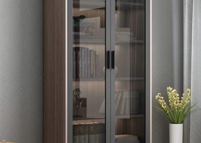 Dej Bookshelf With Doors Singapore Cabinet With Doors Singapore SingaporeHomeFurniture