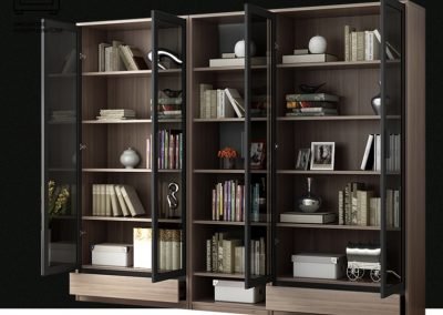 Dej Bookshelf With Doors Singapore Cabinet With Doors Singapore SingaporeHomeFurniture