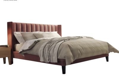 Fontaine Velvet Bed Frame Singapore SingaporeHomeFurniture
