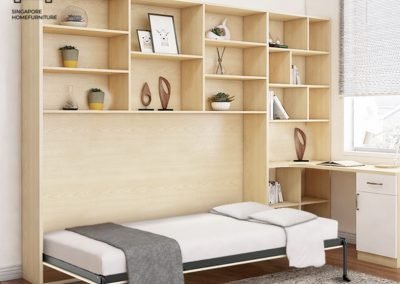 Herstal Wall Bed Frame Singapore Murphy Bed Singapore SingaporeHomeFurniture