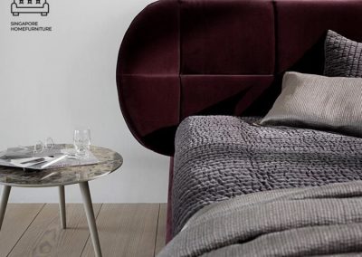 Leuze Velvet Bed Frame Singapore SingaporeHomeFurniture