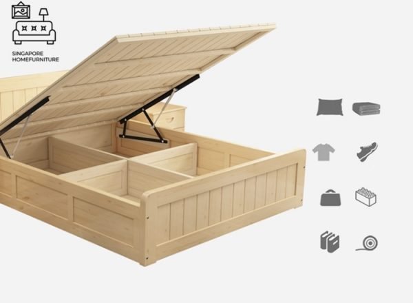 Limbourg Storage Bed Frame Singapore Gas Lift Bed Frame Singapore SingaporeHomeFurniture