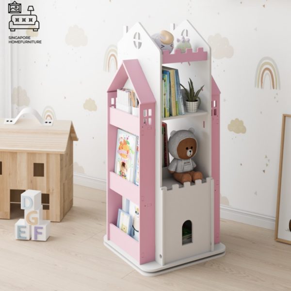 Mangalia Rotating Bookshelf Singapore Revolving Bookshelf Singapore SingaporeHomeFurniture