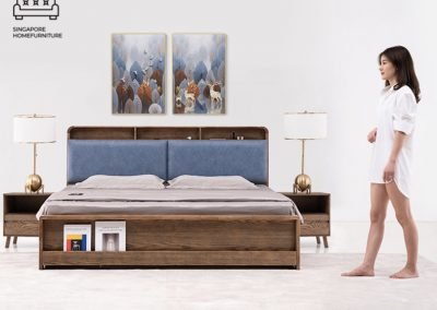 Marche Storage Bed Frame Singapore Gas Lift Bed Frame Singapore SingaporeHomeFurniture
